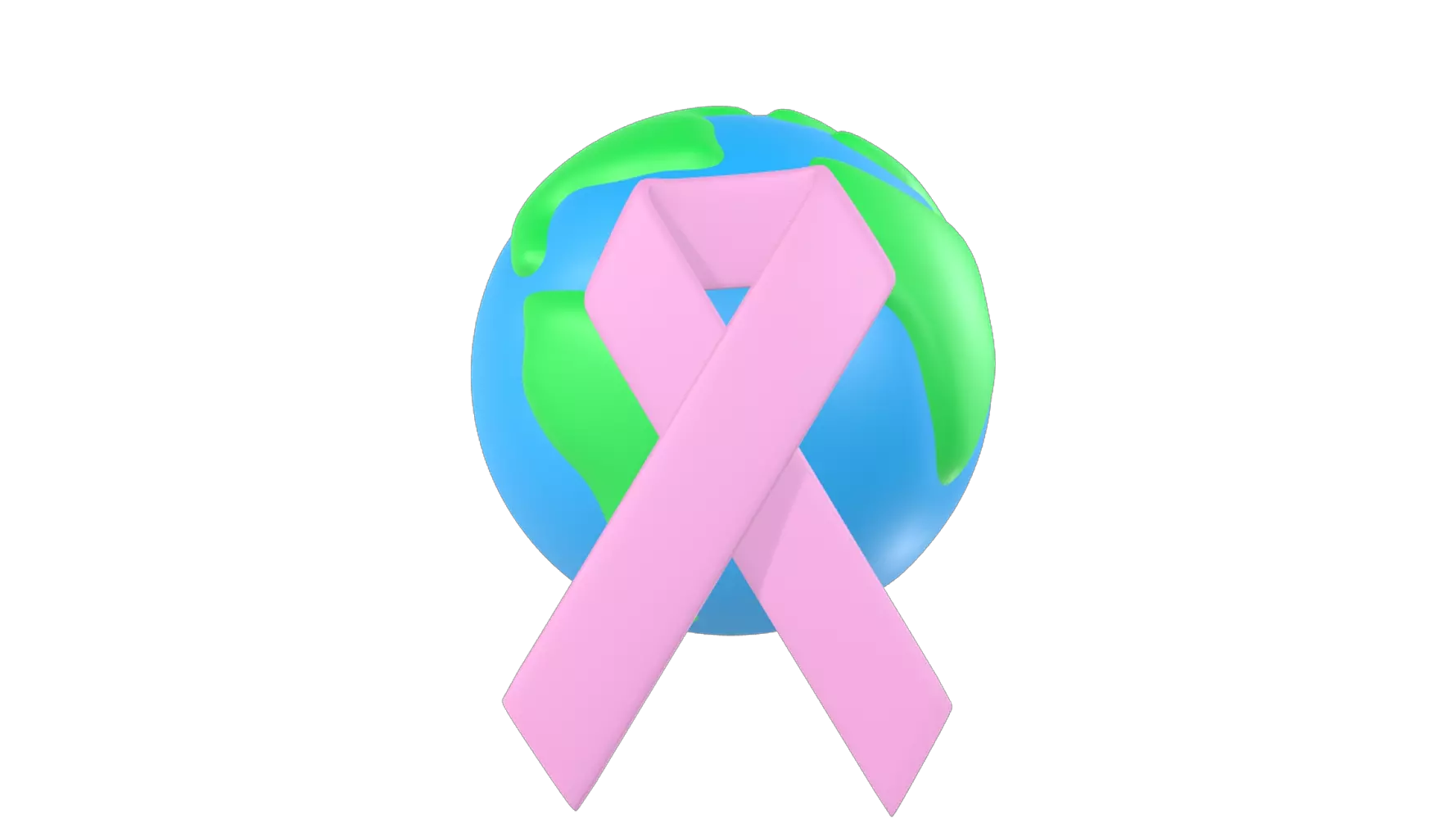 World Cancer Day 3D Graphic
