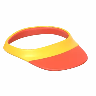 Visor Cap 3D Graphic