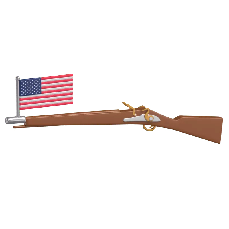 American Revolution 3D Graphic