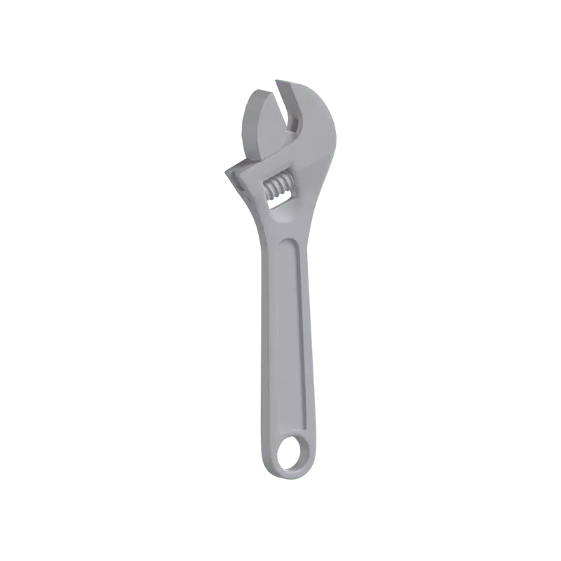 Wrench 3D Graphic
