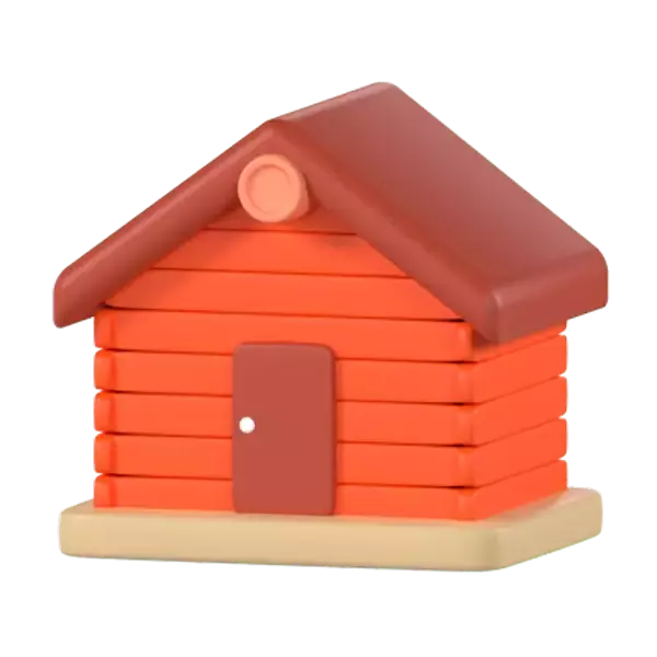 Wooden House 3d model--d03a954f-3b66-4104-81d0-abd1ad356f40