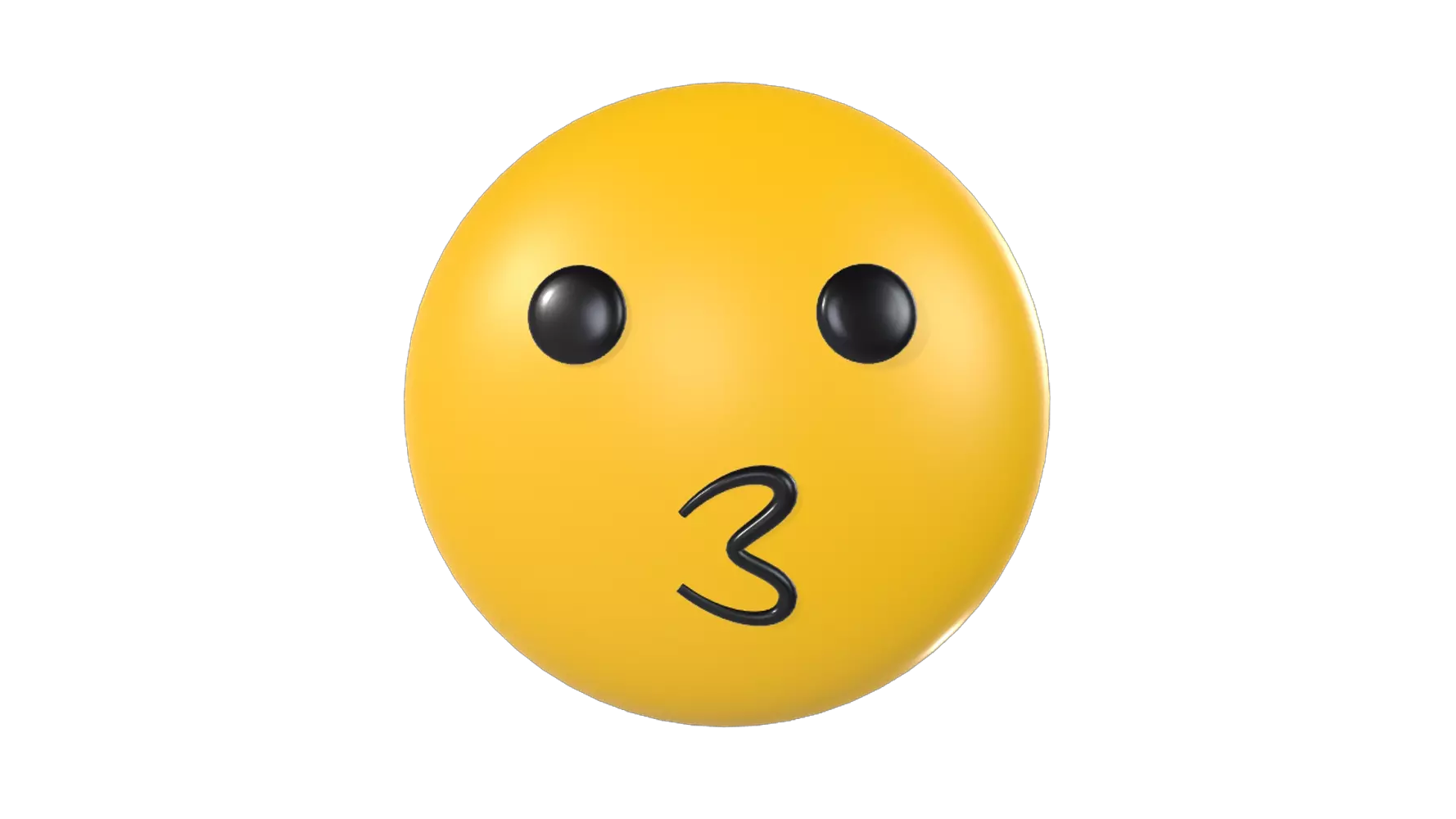 Kissing Emoji 3d model--4e934158-fb54-45f8-92c0-9fc251e6317b