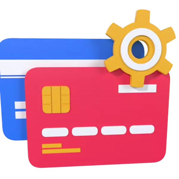 Card Transaction 3D Graphic