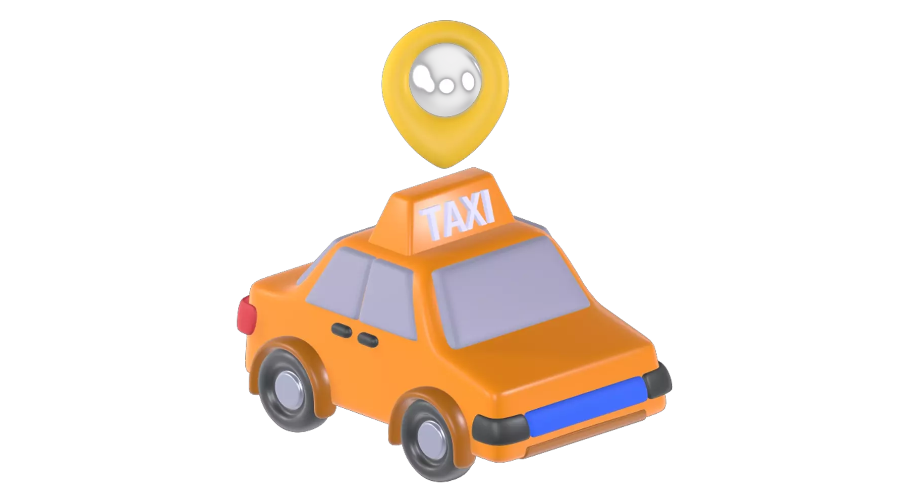 Taxi 3D Graphic