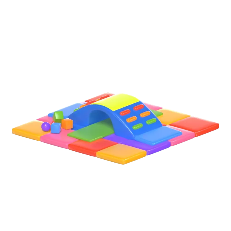 Toddler Play Area 3D Graphic