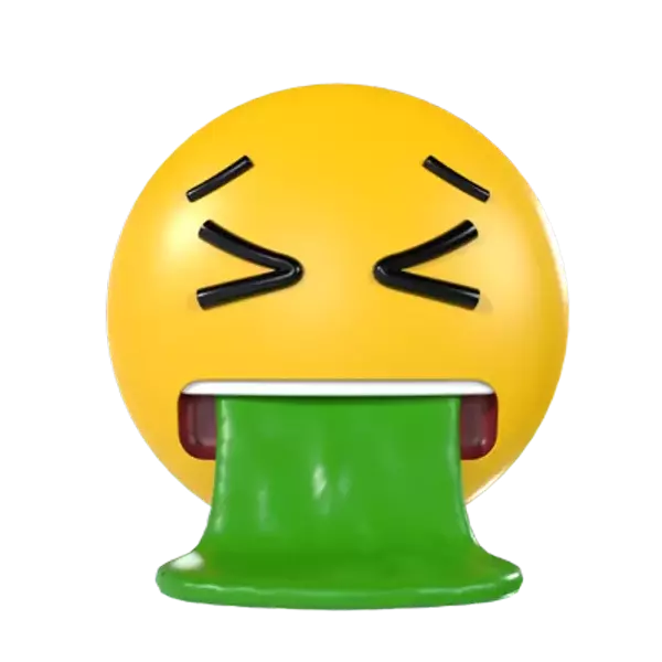 Vomiting Emoji 3d model--60aecb1a-bc16-4336-a298-c91b380435ef