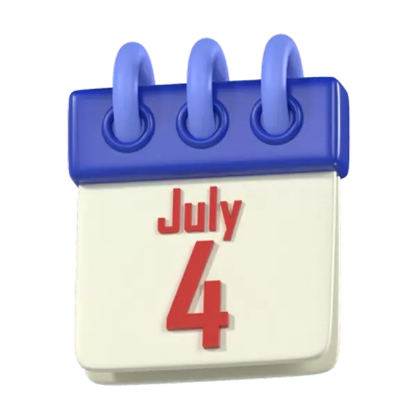 Calendar 3D Graphic