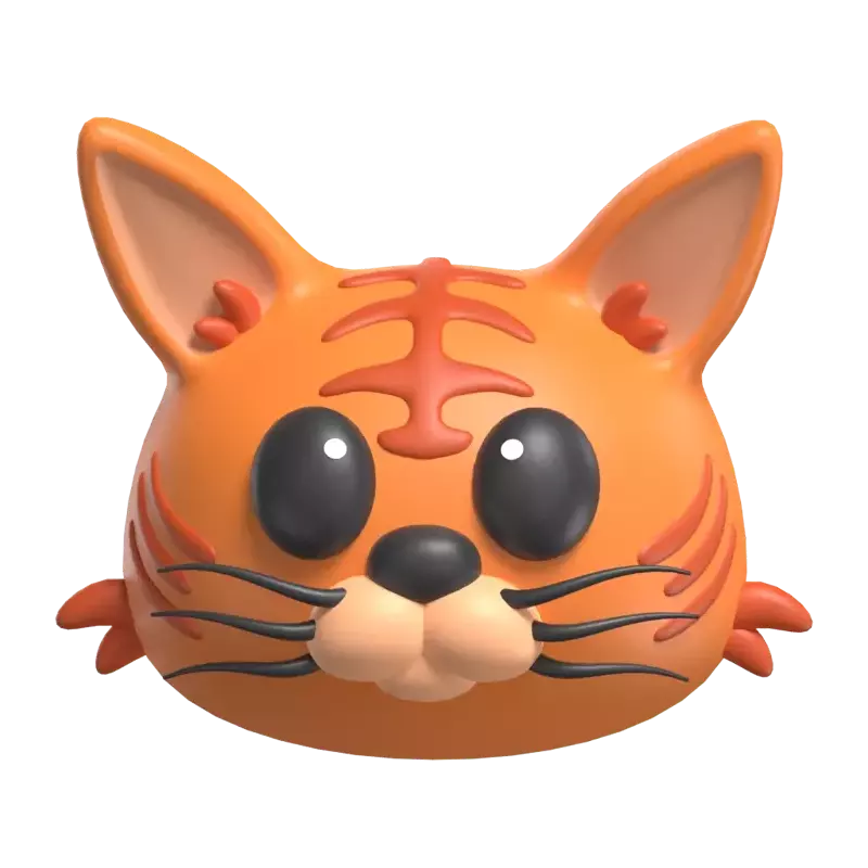Lynx Cat 3D Graphic
