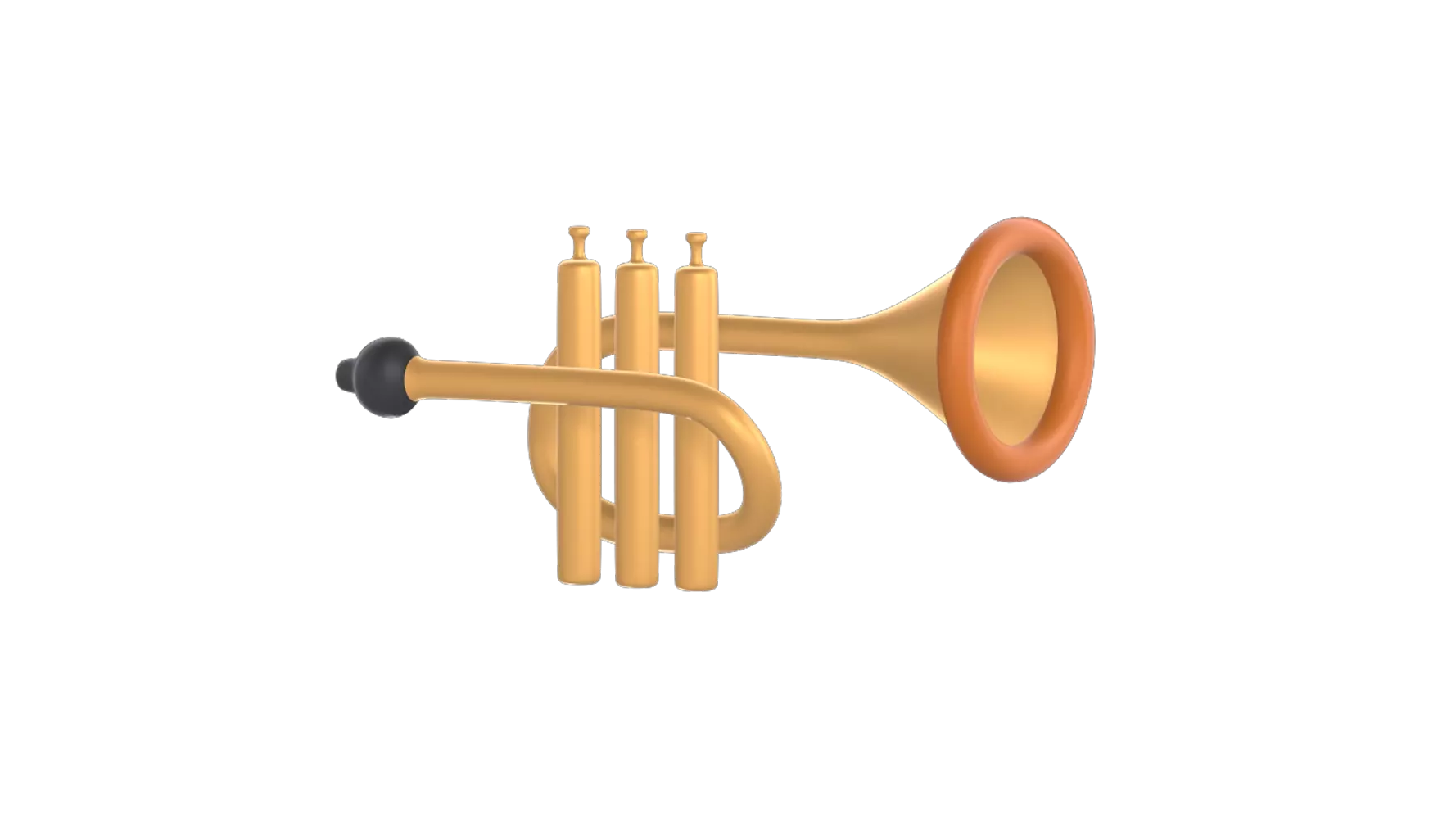 Trumpet 3D Graphic