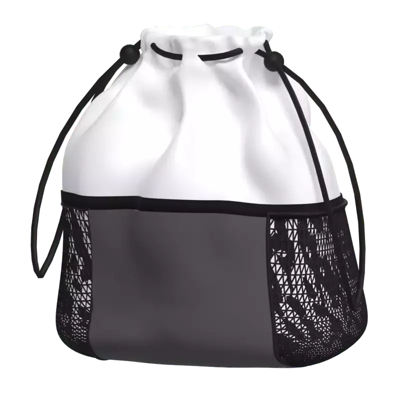 Drawstring Sack Bag Mesh 3d model--84dacb1a-7281-4204-948f-409432b412af