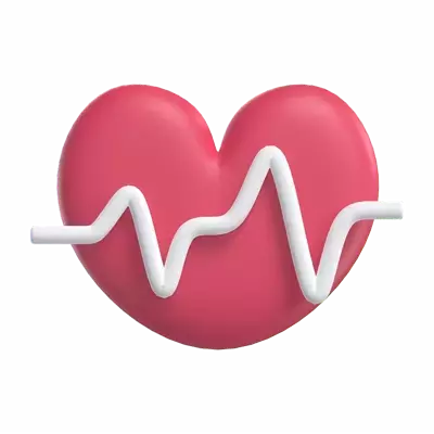 Heart Beat 3D Graphic