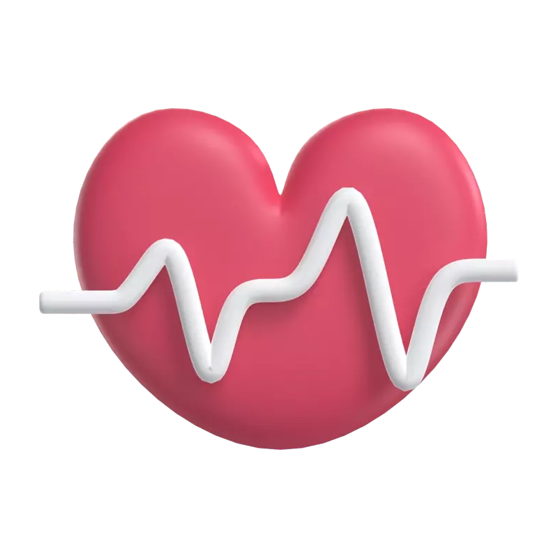 Heart Beat 3D Graphic