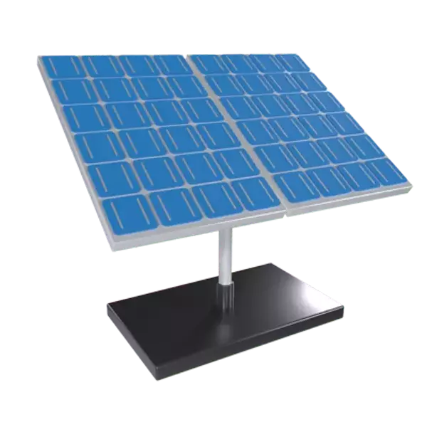 panel solar 3D Graphic