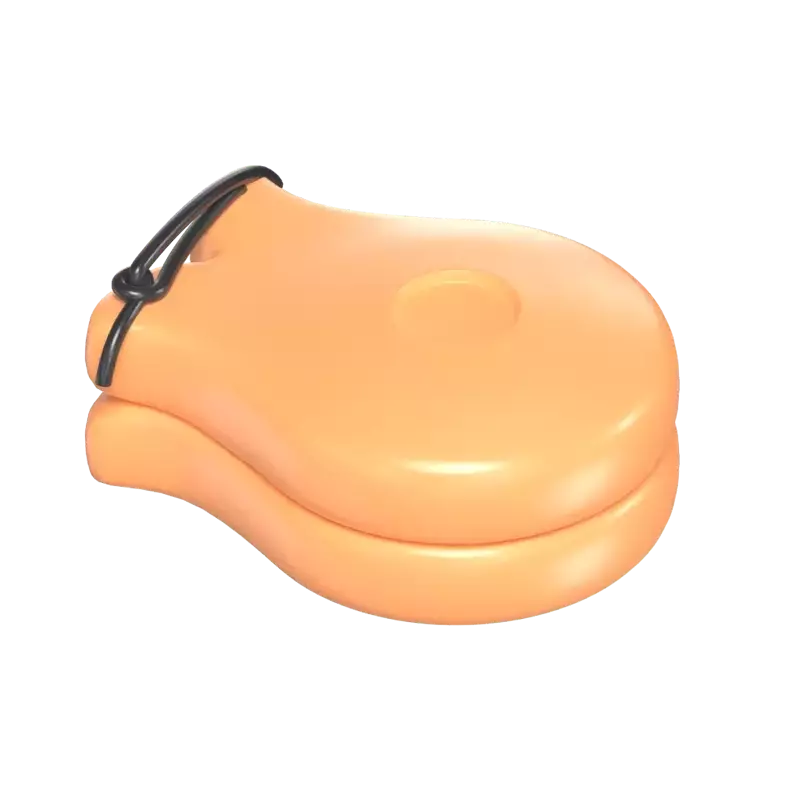 Castanets Instrument Of Spanish Flamenco 3D Model