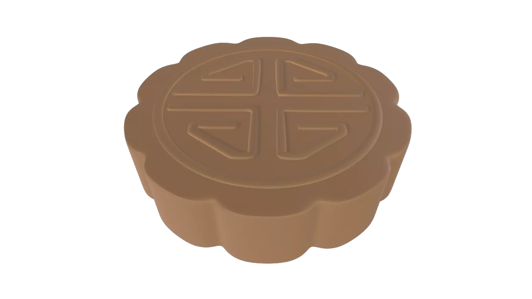 Moon Cake 3D Graphic