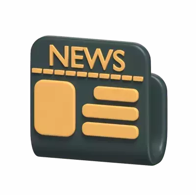 3D-Justiz-Zeitungsmodell 3D Graphic