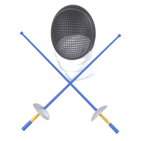 Fencing 3D Graphic