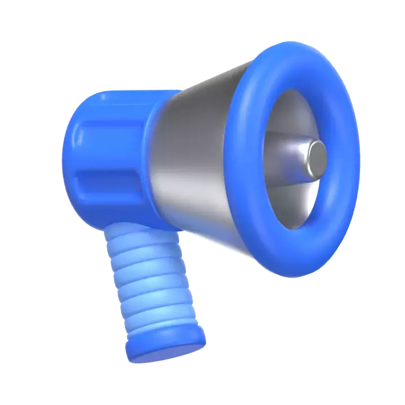 Megafone 3D Graphic