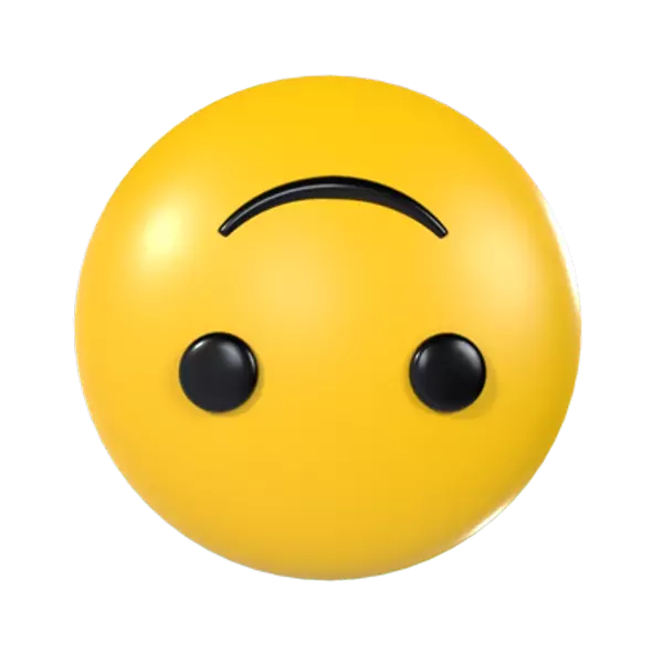 Upside Down Emoji 3d model--a2b2f0be-b500-4ba8-ba2d-f7bd4dab1094
