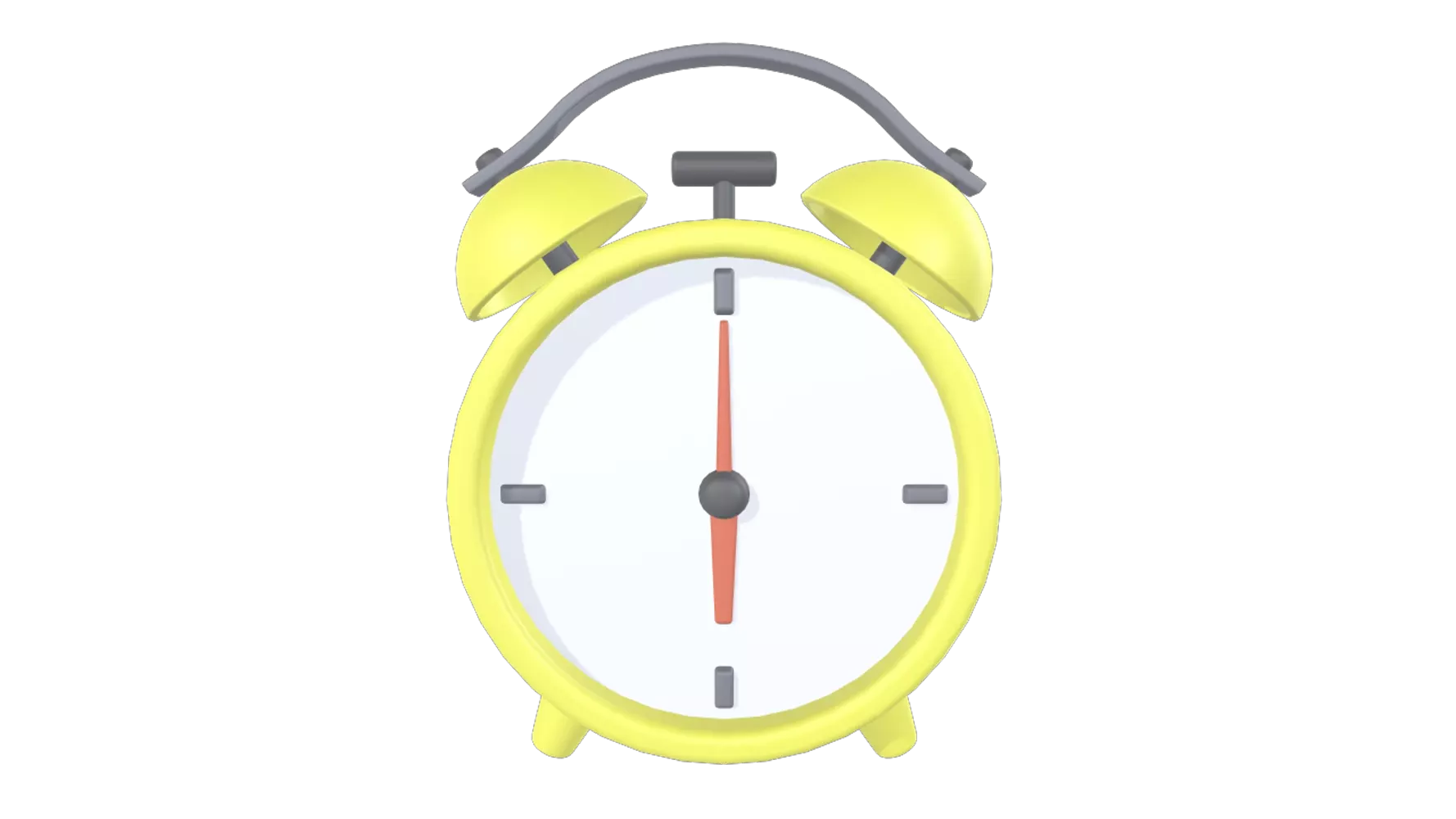 Alarm Clock 3D Graphic