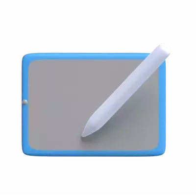 Modelo De Tableta 3D Para Dibujo Y Diseño Digital Digitalizador Y Lápiz Stylus