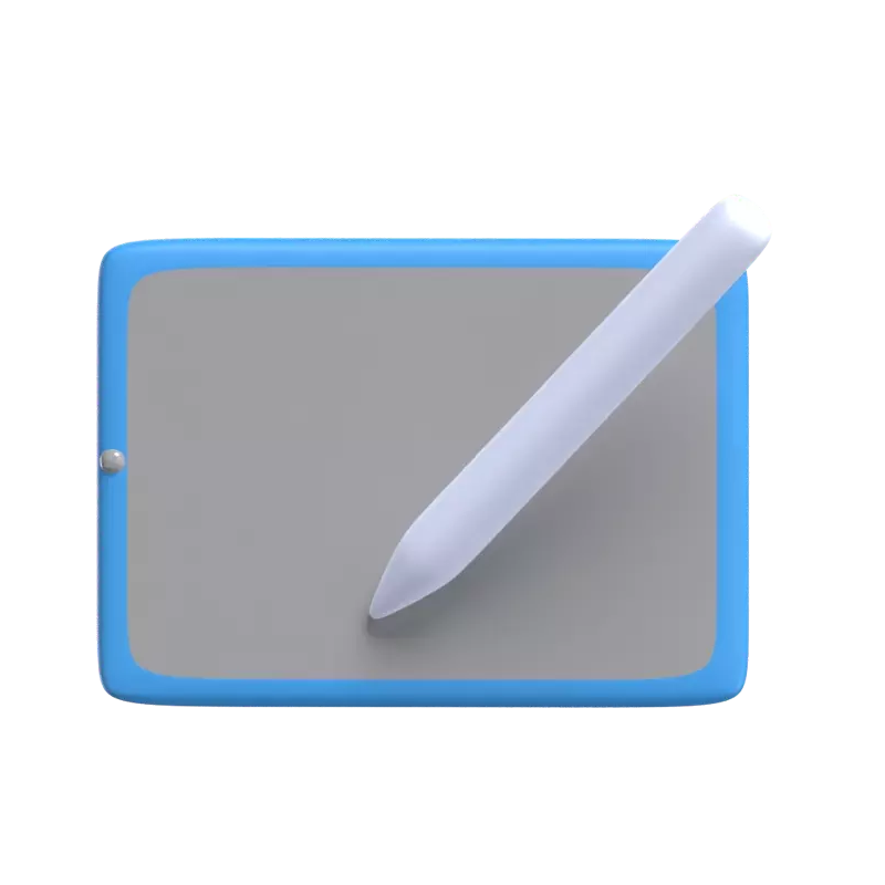 Modelo De Tableta 3D Para Dibujo Y Diseño Digital Digitalizador Y Lápiz Stylus