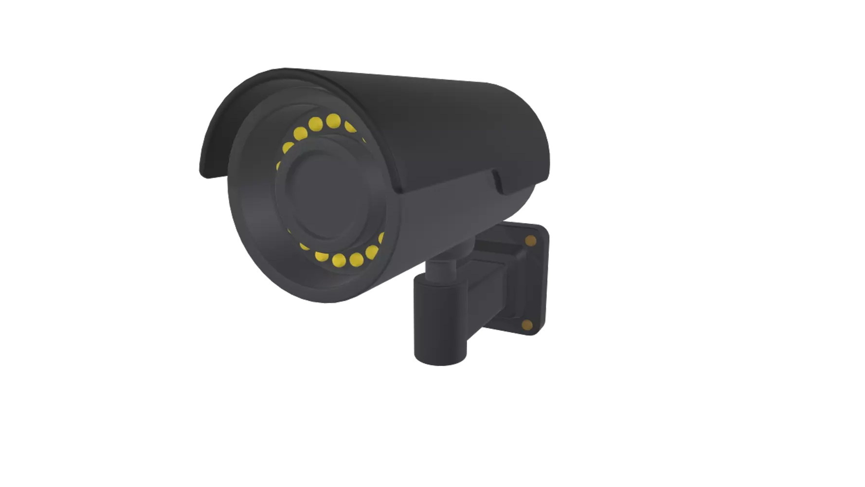 CCTV Camera 3D Graphic