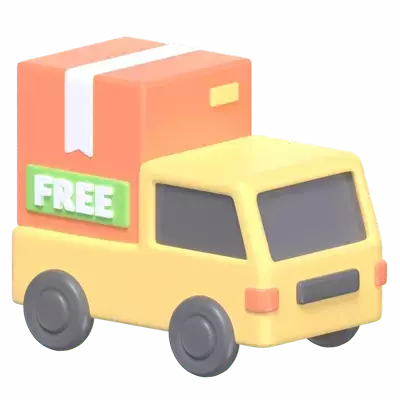 Free Delivery 3D Graphic