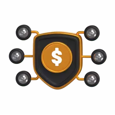 Financial Security 3D Graphic