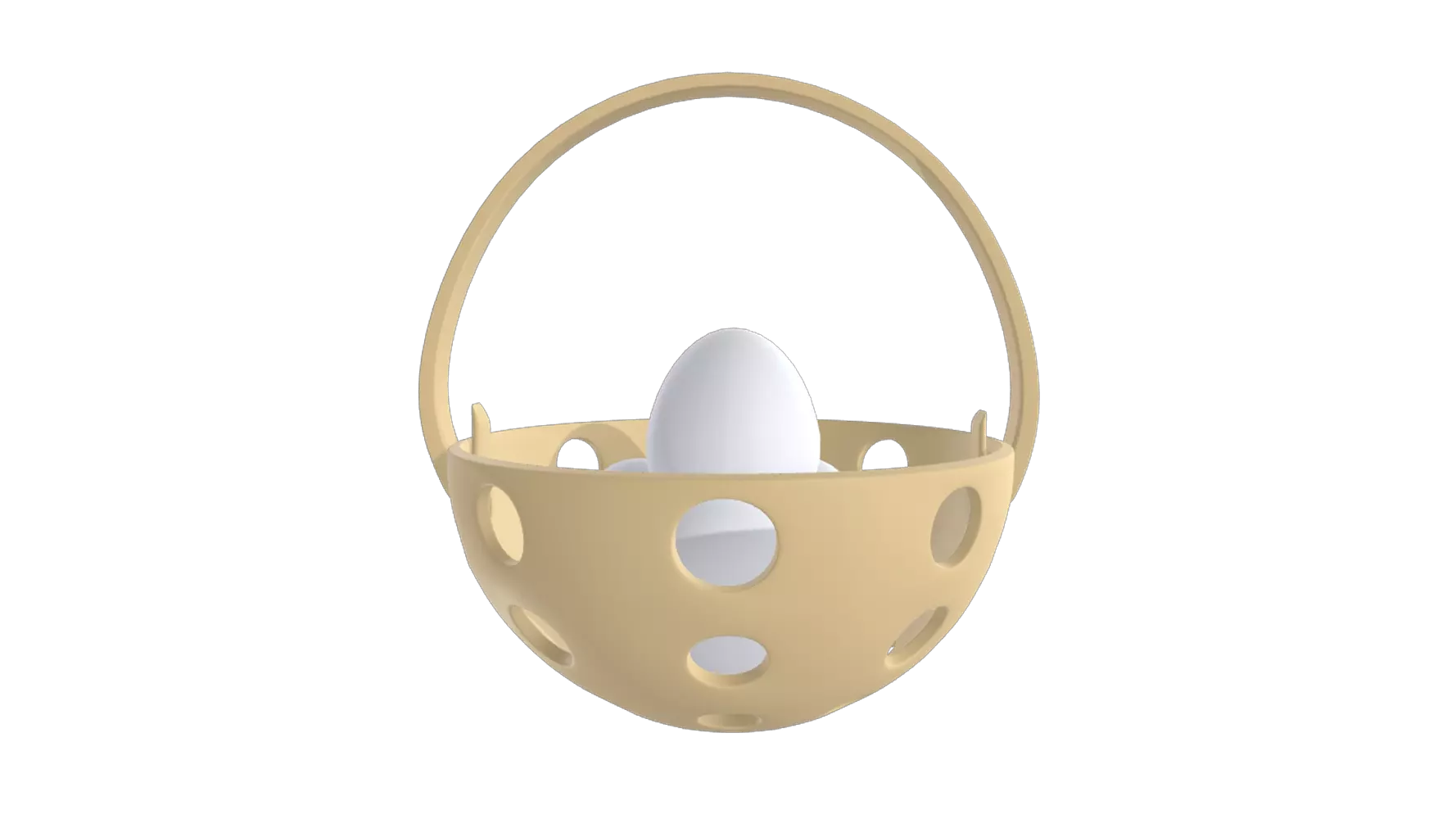 Egg Basket 3D Graphic