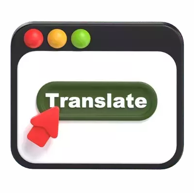 Online Translator 3D Graphic
