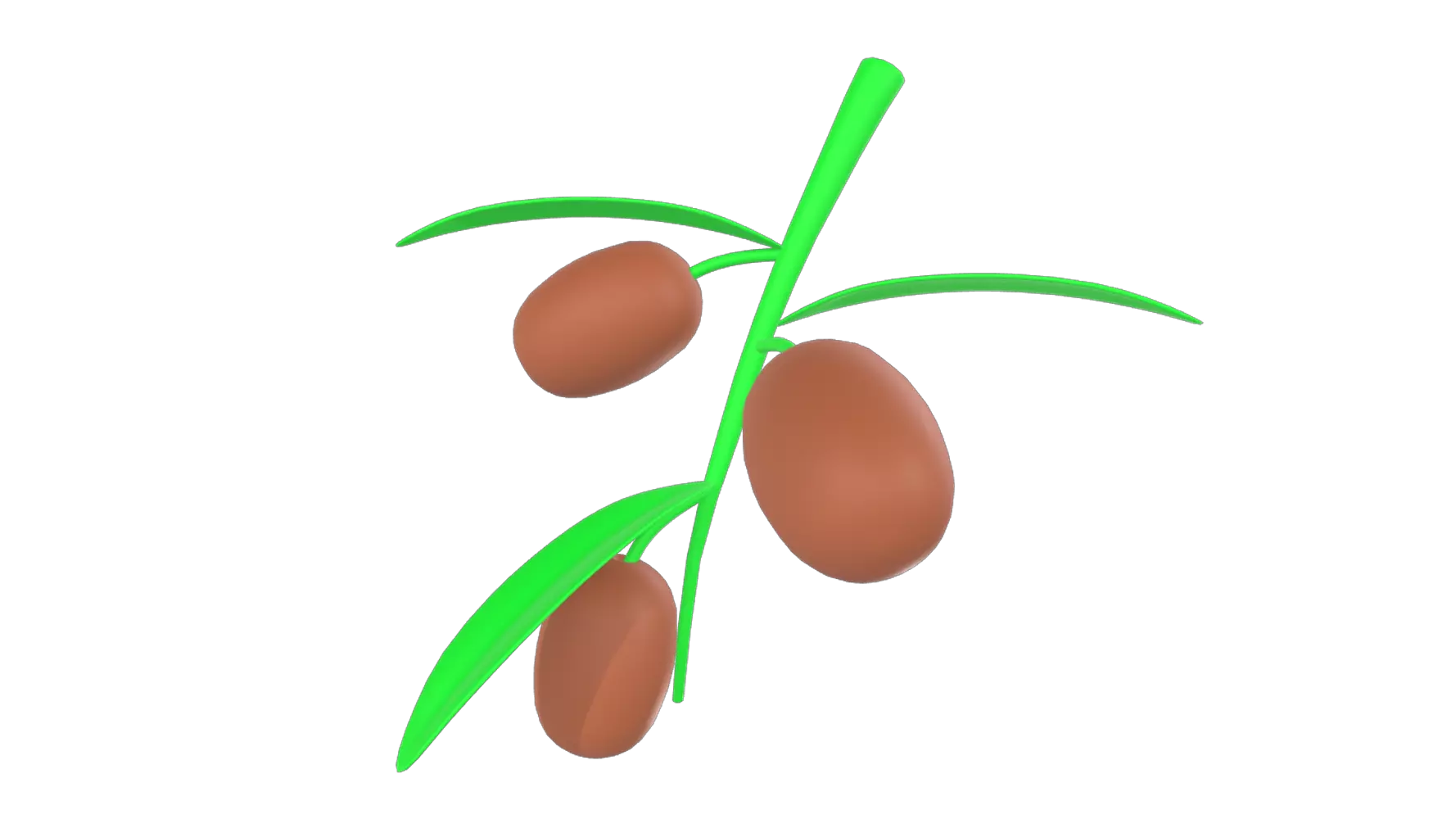 Olives 3D Graphic