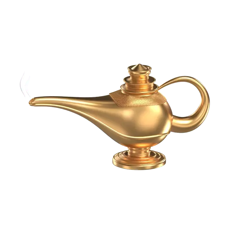 Magic Lamp 3D Graphic