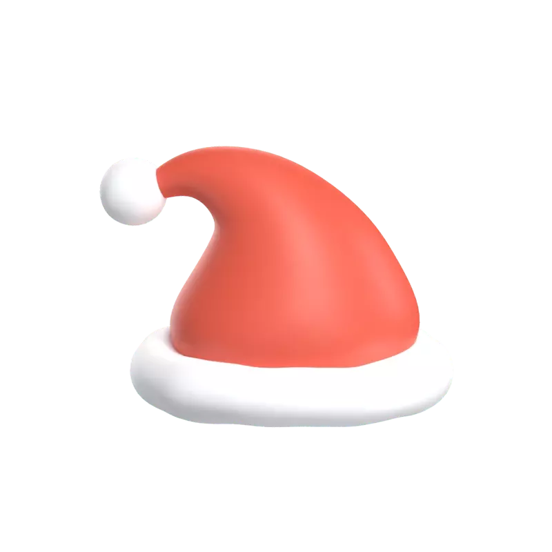 Christmas Hat 3D Graphic