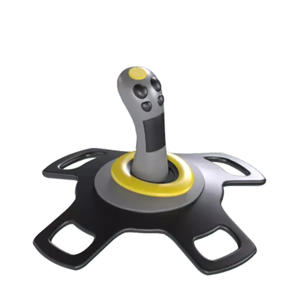 Joystick de voo 3D Graphic