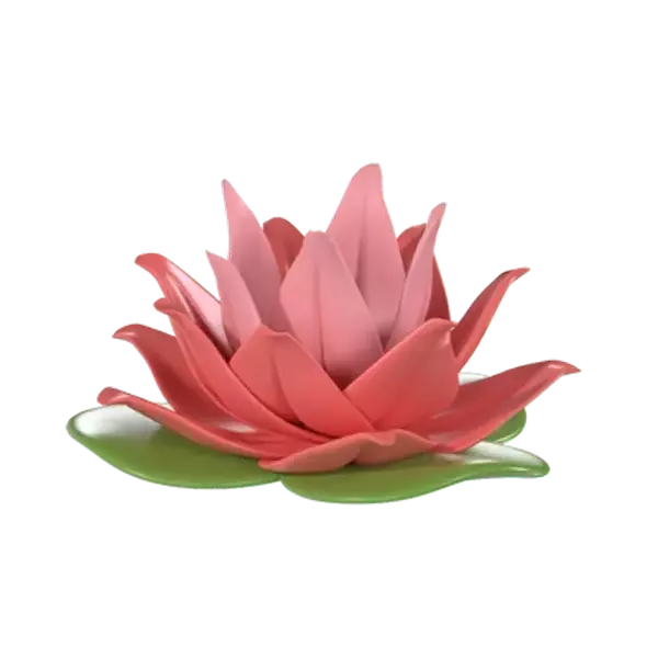 Lotus Flower 3D Graphic