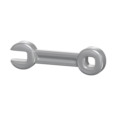 Spanner Wrench 3D Icon Model 3D Graphic