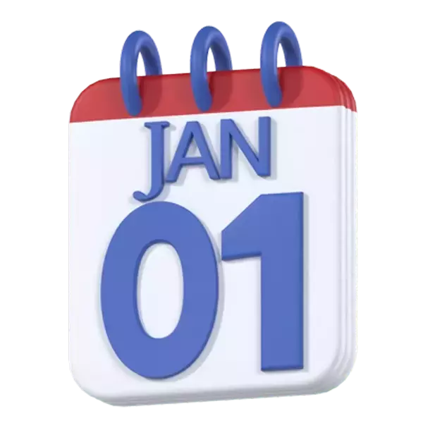 January 3D Graphic