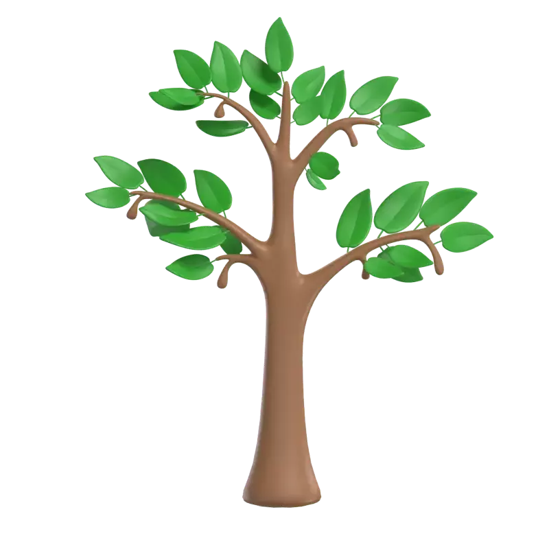 Trees 3D Graphic