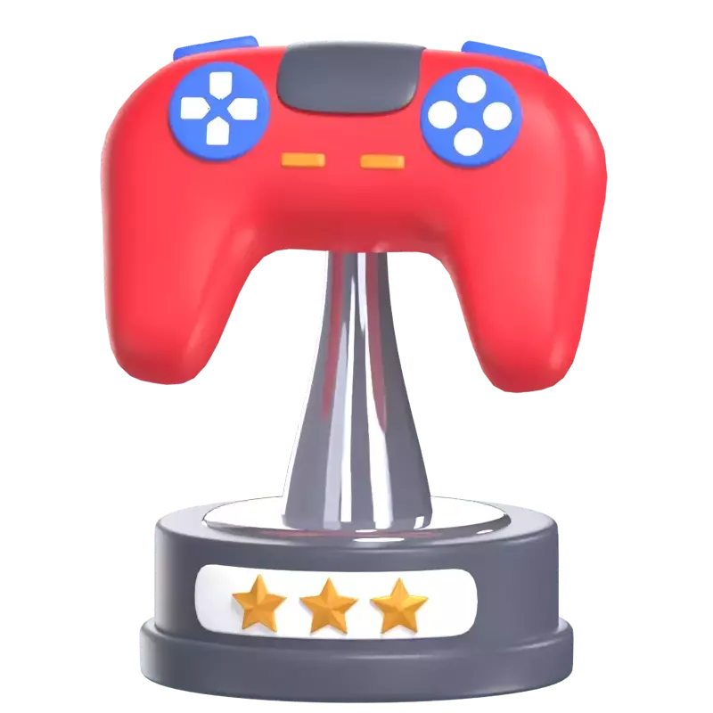 Game Trophy 3D Graphic