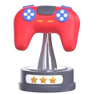 Game Trophy 3D Graphic