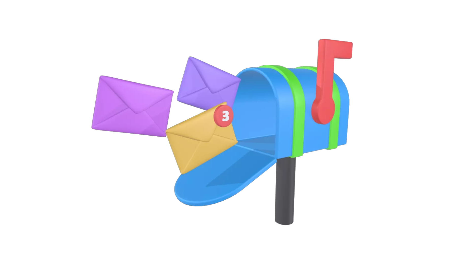 Mailbox 3D Graphic