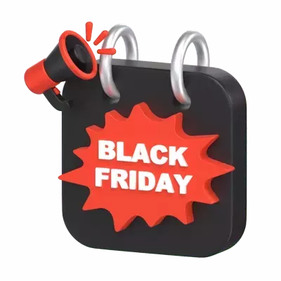 Black Friday Day 3D Graphic