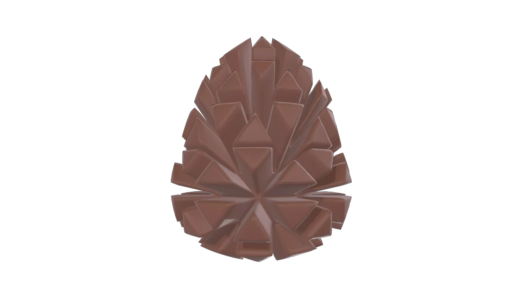 Pine Cone 3D Graphic