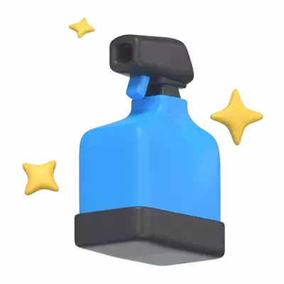 Cleaning Spray 3D Graphic
