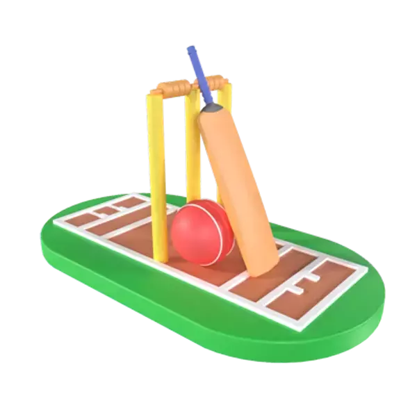 Cricket 3D Graphic