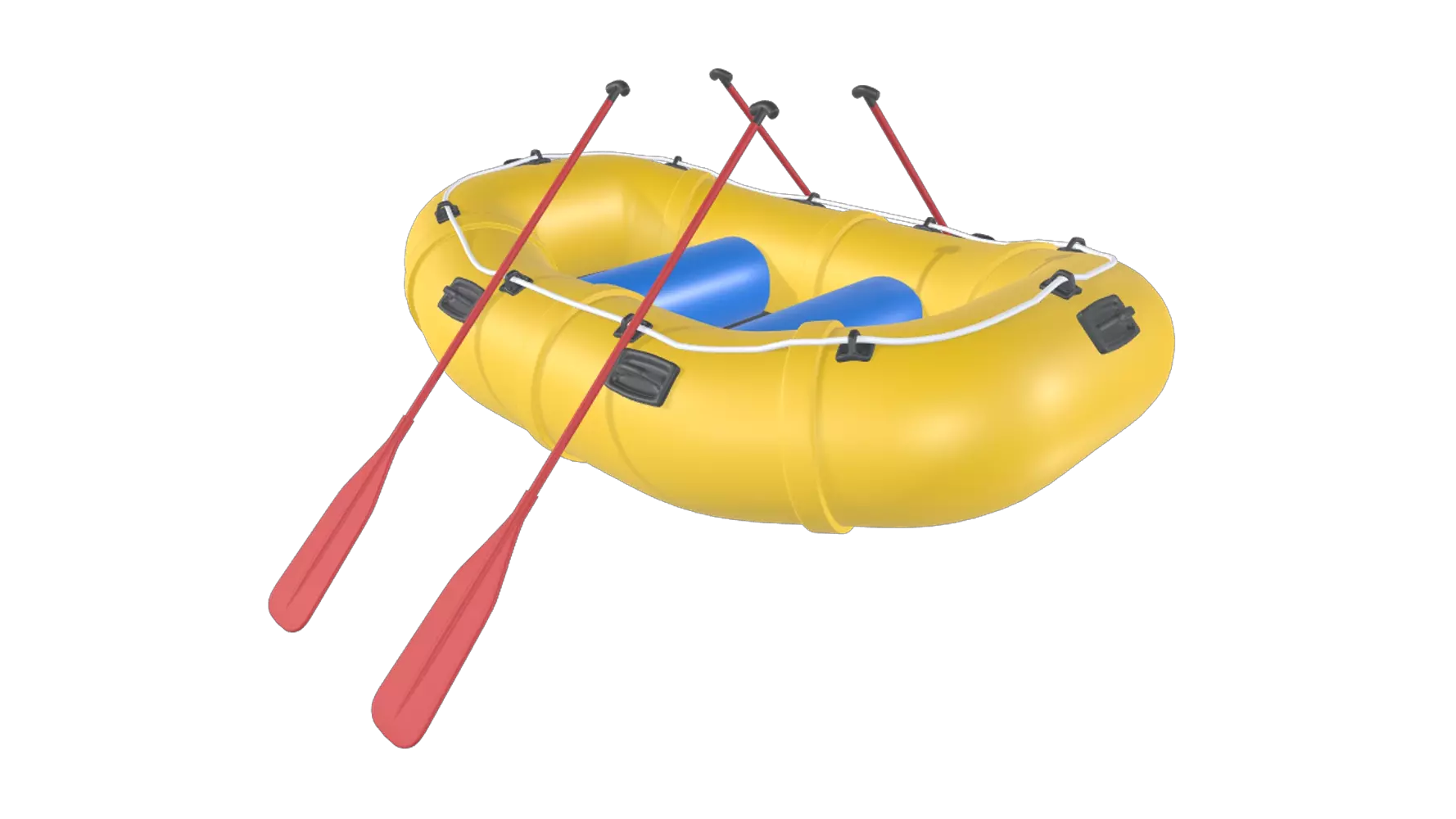 Water Rafting 3D Graphic