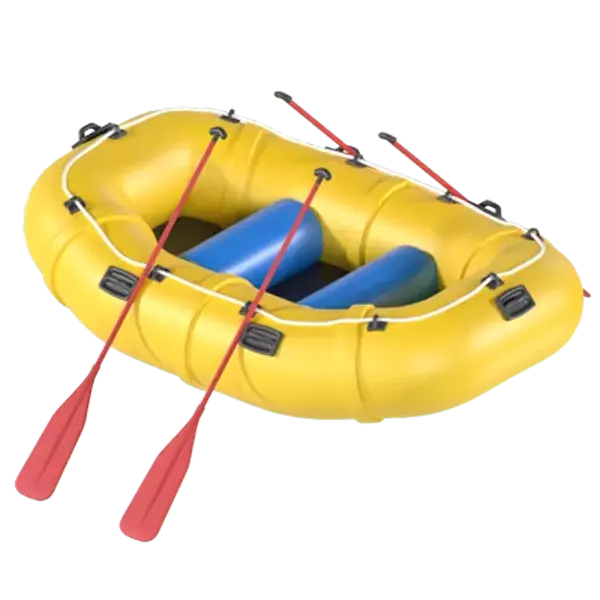 Water Rafting 3D Graphic