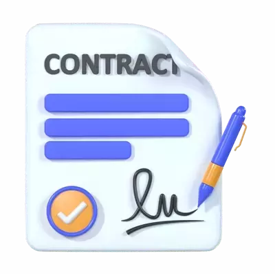 Contract 3D Graphic