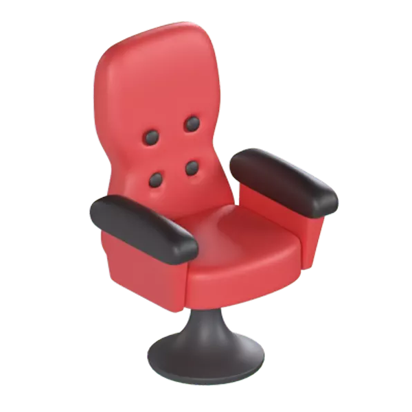 Movie Chair 3D Graphic